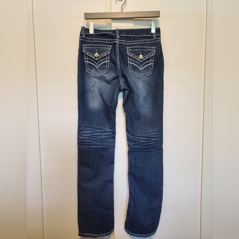 Size 8 Suko bootcut Dark denim Jeans - Picture 5 of 10